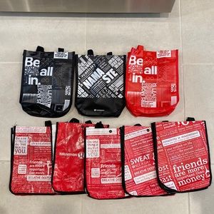 Lululemon Reusable Shopping Bags x 8